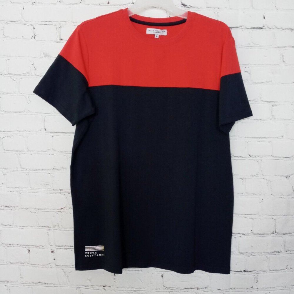 Truth Substance Color Block T Shirt Size Medium
